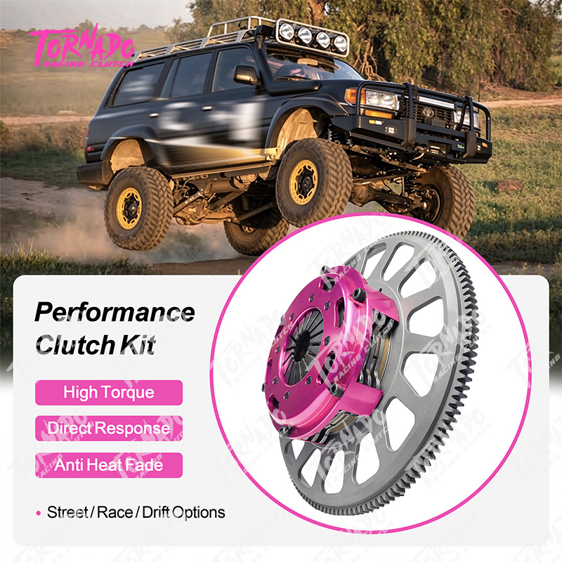 High Performance Race Tornado 7.25" 185MM 1FZ-FE Triple Plates Race Clutch For Toyota Landcruiser